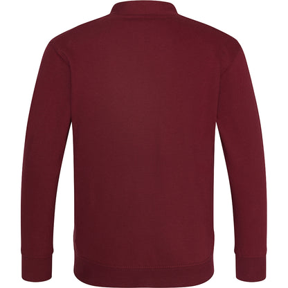 Burgundy - Back - AWDis Academy Childrens-Kids Button Up School Cardigan