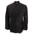Black - Front - Le Chef Mens Classic Fit Long Sleeve Jacket