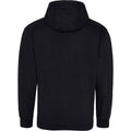 Black - Back - AWDis Just Hoods Adults Unisex Supersoft Hooded Sweatshirt-Hoodie