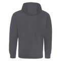 Charcoal - Back - AWDis Just Hoods Adults Unisex Supersoft Hooded Sweatshirt-Hoodie