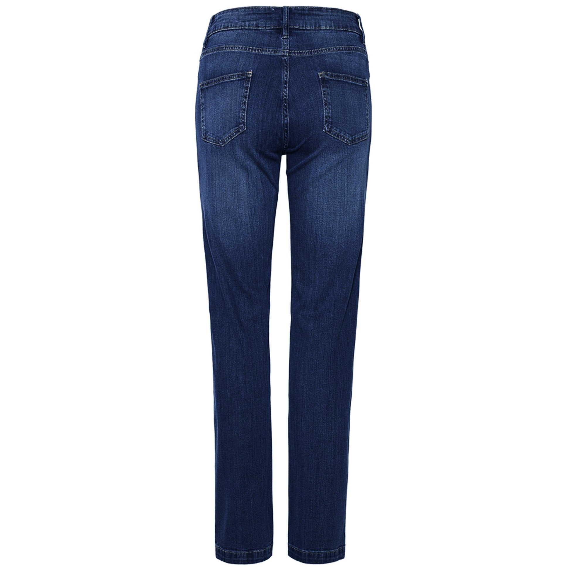 Dark Blue Wash - Back - AWDis So Denim Womens-Ladies Lara Skinny Fit Jeans