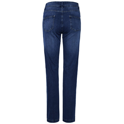 Dark Blue Wash - Back - AWDis So Denim Womens-Ladies Lara Skinny Fit Jeans