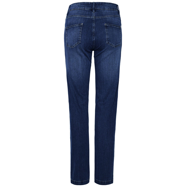 Dark Blue Wash - Back - AWDis So Denim Womens-Ladies Lara Skinny Fit Jeans