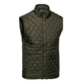 Olive - Front - Nimbus Mens Camden Quilted Gilet-Bodywarmer