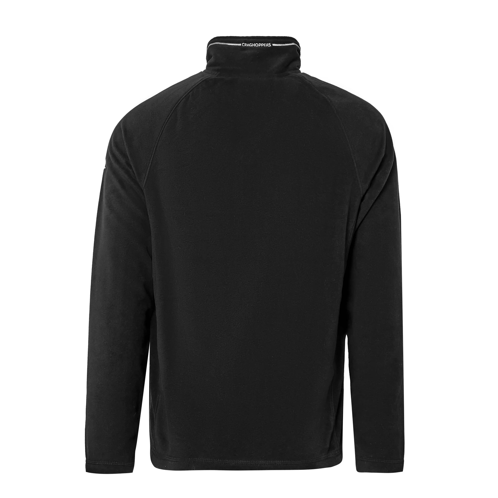 Black - Back - Craghoppers Mens Selby Half Zip Micro Fleece Top
