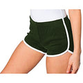 Forest - White - Back - American Apparel Womens-Ladies Cotton Casual-Sports Shorts