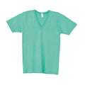 Mint - Front - American Apparel Unisex Short Sleeve V-Neck T-Shirt