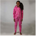 Spider Pink - Back - Colortone Childrens-Kids Full Zip Tonal Spider Die Tye Onesie