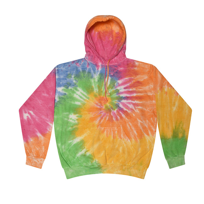 Eternity - Front - Colortone Unisex Rainbow Tie Dye Pullover Hoodie