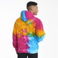 Multi Rainbow - Lifestyle - Colortone Unisex Rainbow Tie Dye Pullover Hoodie