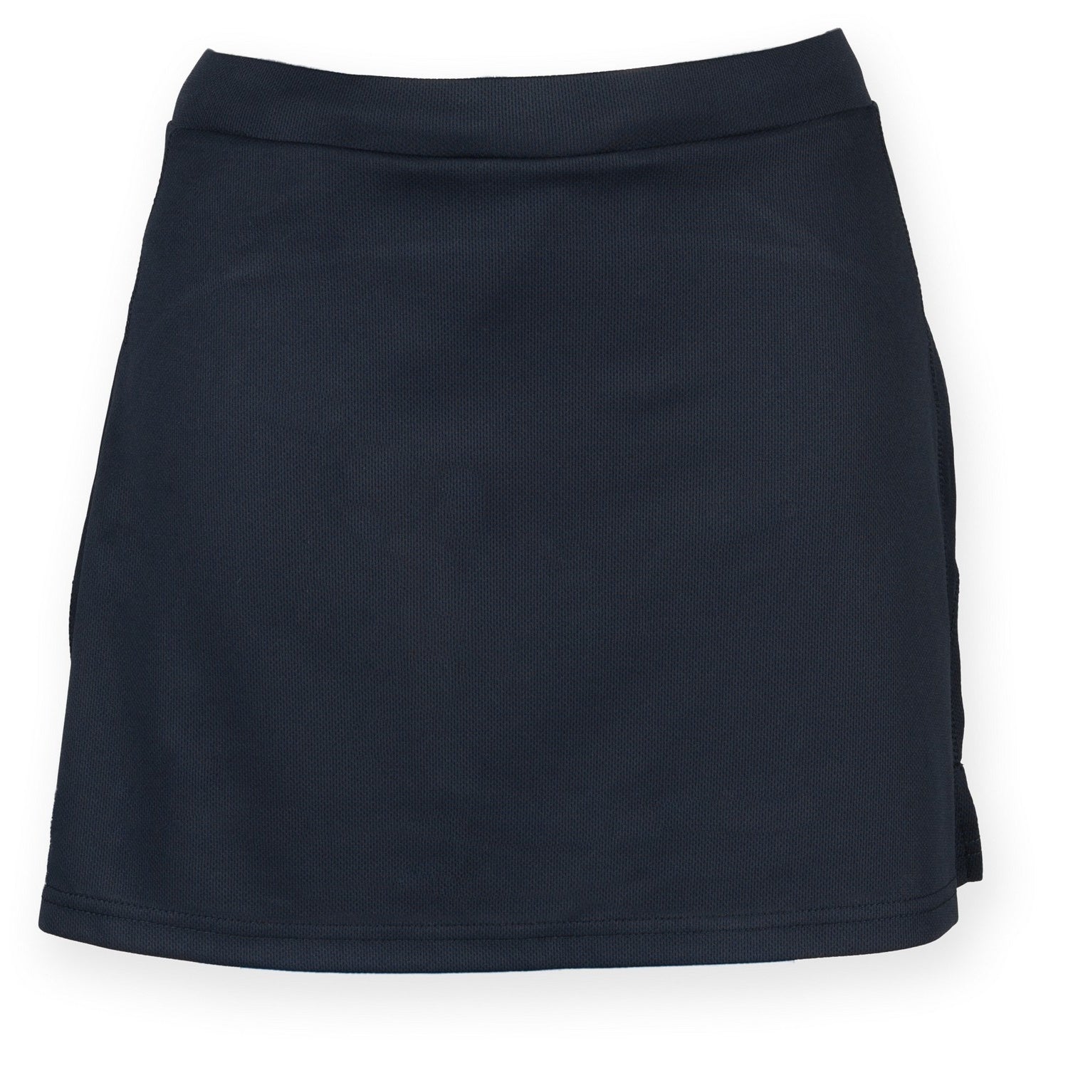 Navy - Front - Finden & Hales Womens-Ladies Sports Skort With Moisture Wicking Finish