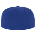 Royal Blue - Side - Yupoong Flexfit Unisex Premium 210 Fitted Flat Peak Cap
