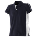 Navy-White - Front - Finden & Hales Kids Sports Polo T-Shirt