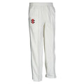 Ivory- Navy - Front - Gray-Nicolls Children-Kids Matrix Cricket Trousers