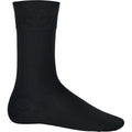 Black - Front - Kariban Cotton City Mens Casual Cotton Rich Socks