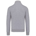 Oxford Grey - Back - Kariban Mens Full Zip Fleece Jacket