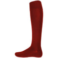 Garnet - Front - Kariban Proact Mens Cushioned Rib Top Sports Socks