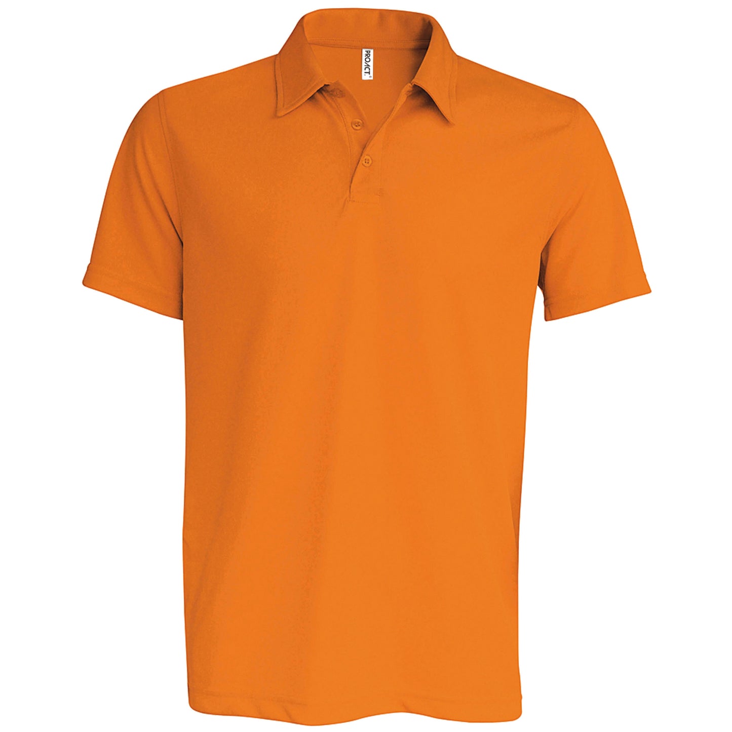 Orange - Front - Kariban Proact Mens Short Sleeve Performance Polo Shirt