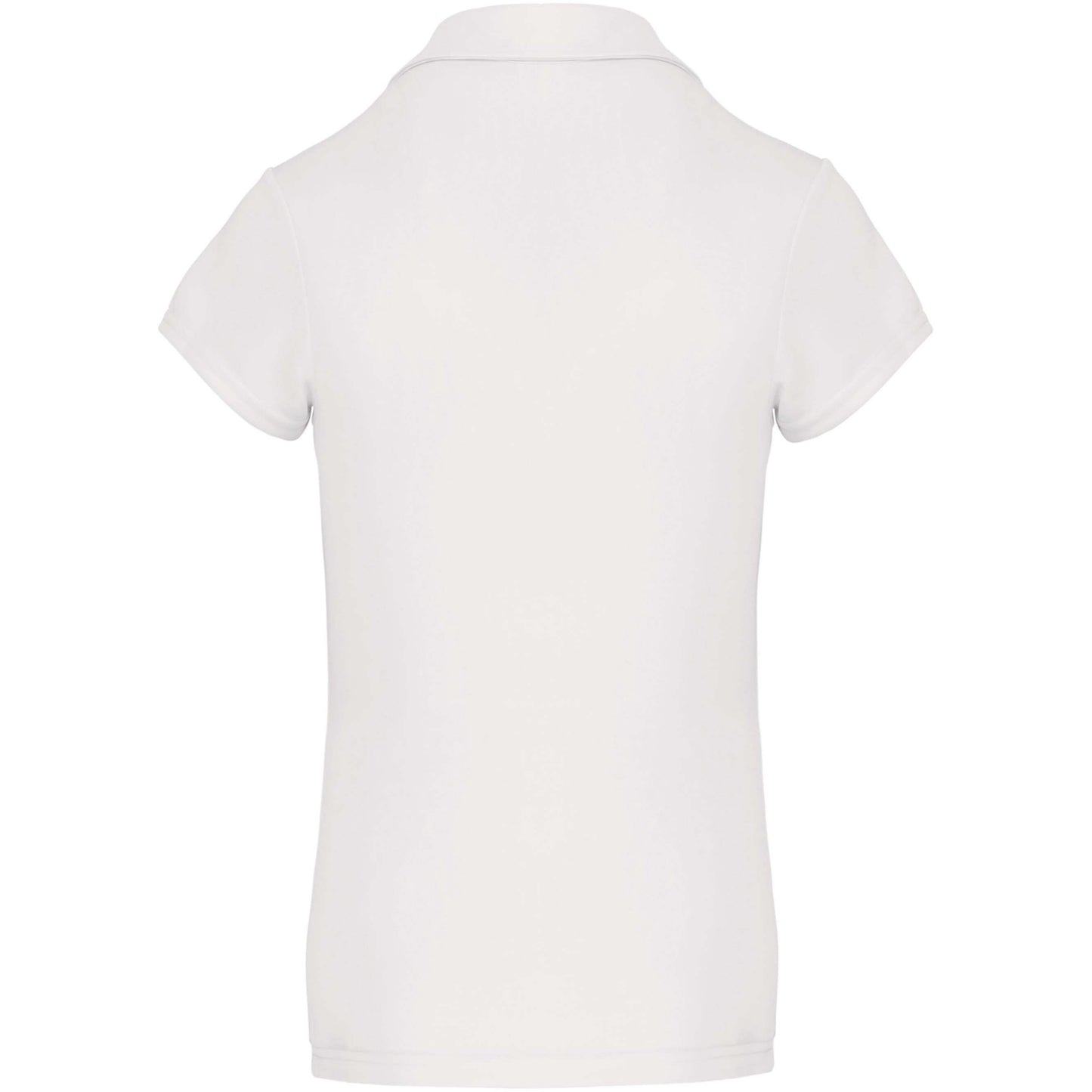 White - Back - Kariban Proact Womens-Ladies Short Sleeve Performance Polo Shirt