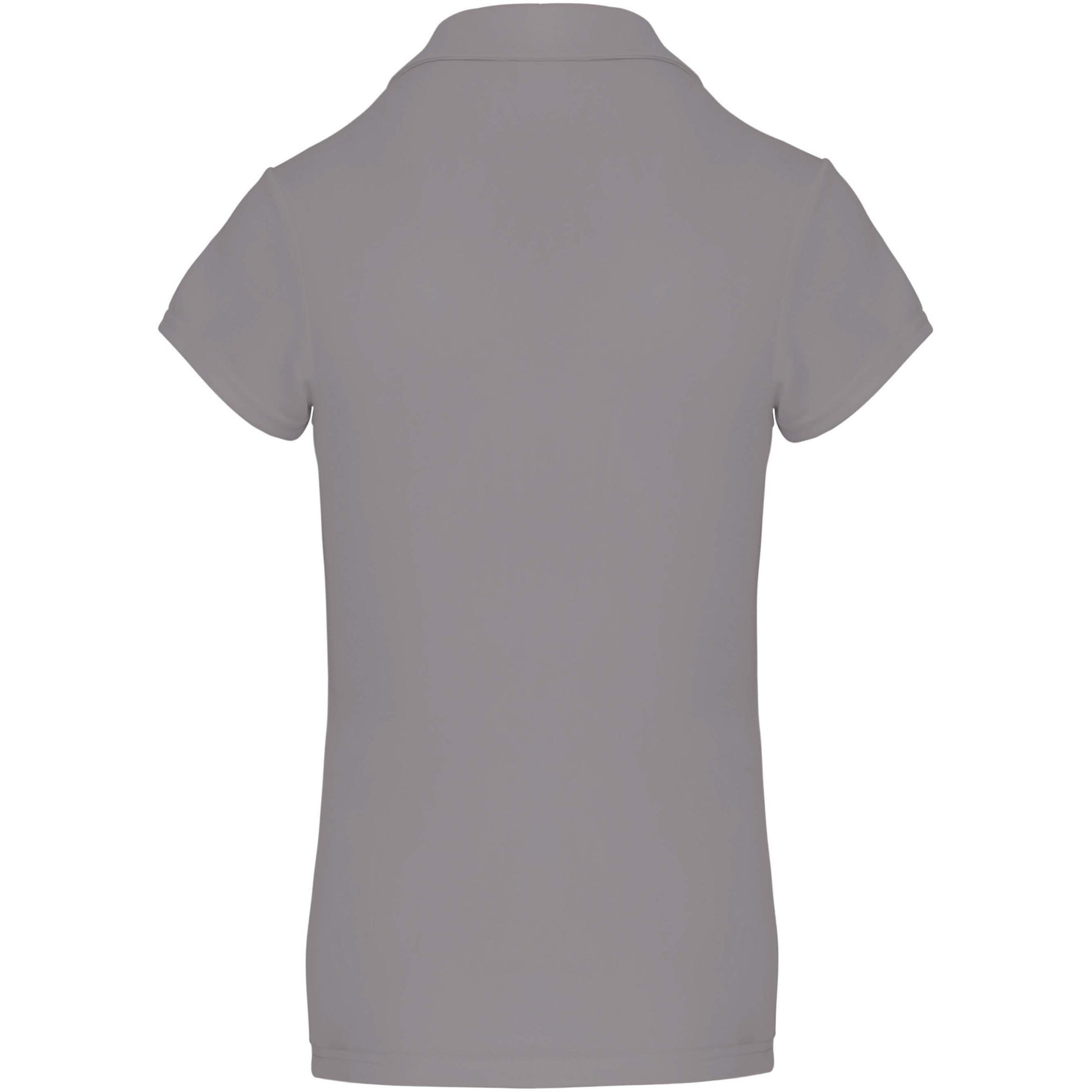 Fine Grey - Back - Kariban Proact Womens-Ladies Short Sleeve Performance Polo Shirt