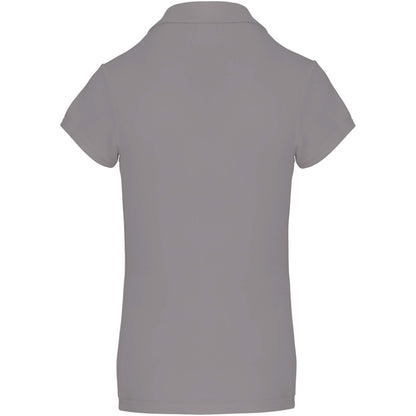 Fine Grey - Back - Kariban Proact Womens-Ladies Short Sleeve Performance Polo Shirt