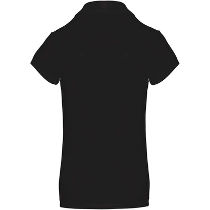 Black - Back - Kariban Proact Womens-Ladies Short Sleeve Performance Polo Shirt