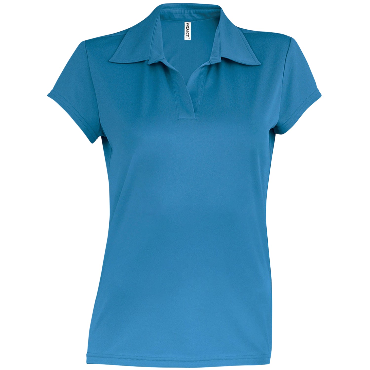 Aqua Blue - Front - Kariban Proact Womens-Ladies Short Sleeve Performance Polo Shirt