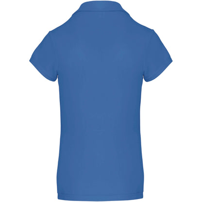 Aqua Blue - Back - Kariban Proact Womens-Ladies Short Sleeve Performance Polo Shirt