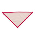 Fuchsia- Pale Pink - Front - Larkwood Unisex Baby Reversible Cotton Bandana Bib