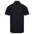 Navy-Navy - Back - Finden & Hales Mens Piped Performance Sports Polo Shirt