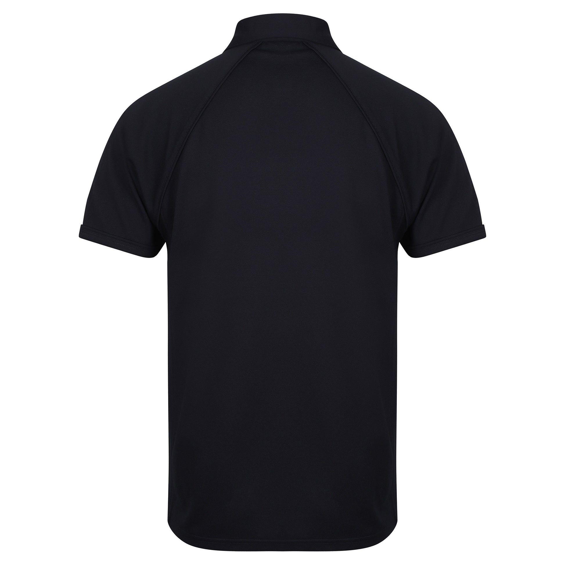 Navy-Navy - Back - Finden & Hales Mens Piped Performance Sports Polo Shirt