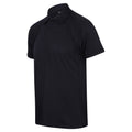 Navy-Navy - Side - Finden & Hales Mens Piped Performance Sports Polo Shirt
