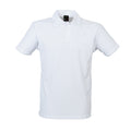 White-White - Front - Finden & Hales Mens Piped Performance Sports Polo Shirt