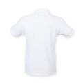 White-White - Back - Finden & Hales Mens Piped Performance Sports Polo Shirt