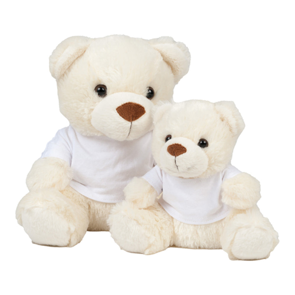 Cream - Back - Mumbles Childrens-Kids Plush Teddy Bear In A T-Shirt
