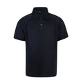 Navy-Navy - Front - Finden & Hales Kids Unisex Piped Performance Sports Polo Shirt