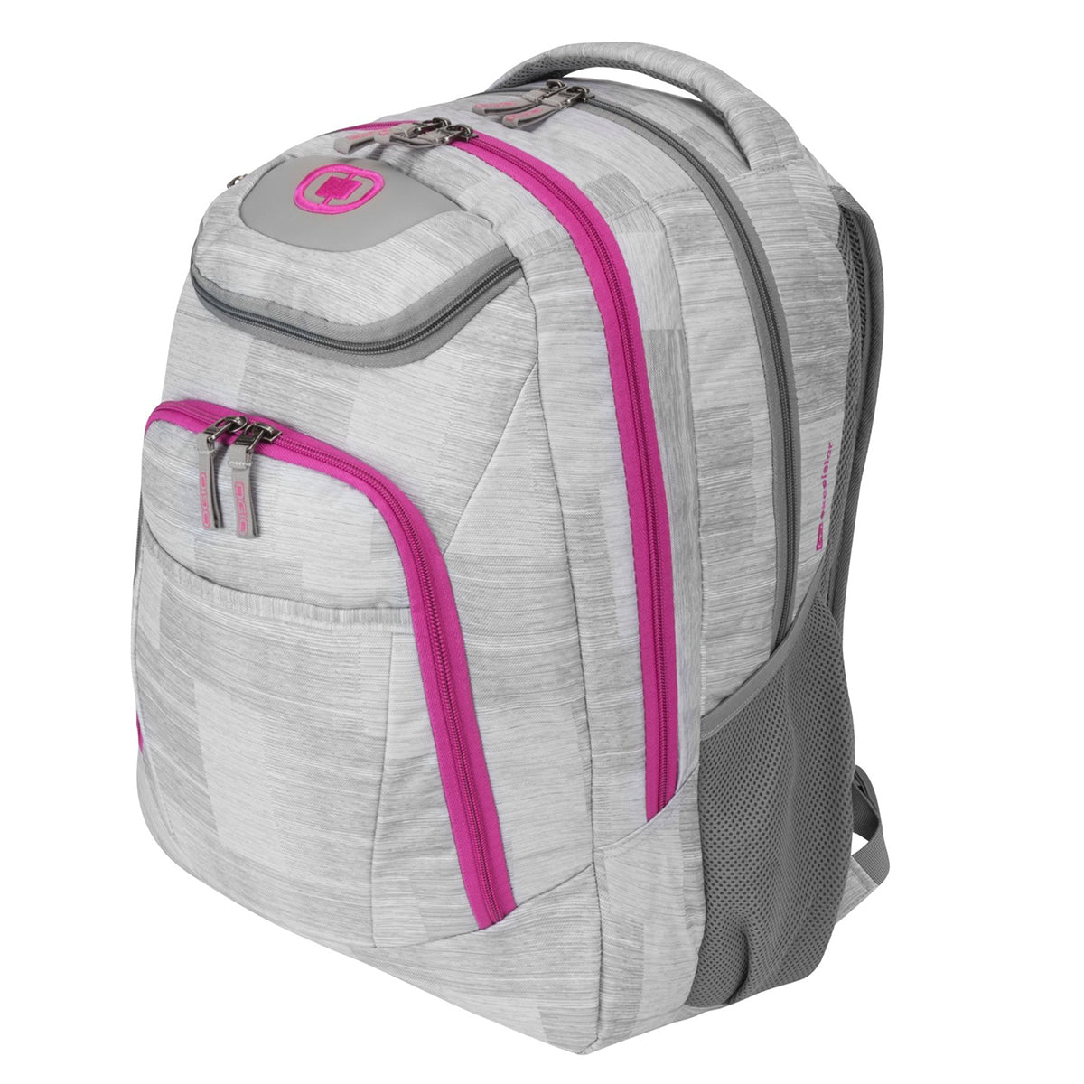 Blizzard- Pink - Front - Ogio Business Excelsior Laptop Backpack - Rucksack