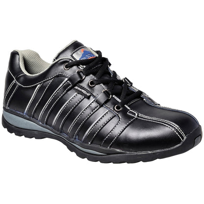 Black - Front - Portwest Mens Steelite Arx Safety Steel Toecap Trainers