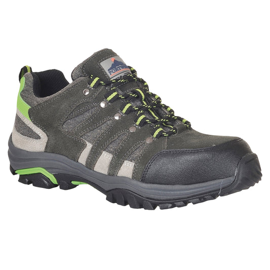 Grey - Front - Portwest Mens Steelite Loire Low Cut Safety Steel Toecap Trainers
