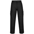 Black - Front - Portwest Mens Combat Work Trousers