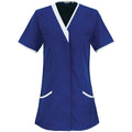 Lilac- White - Pack Shot - Premier Womens-Ladies Daisy Healthcare Work Tunic