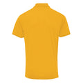 Sunflower - Back - Premier Mens Coolchecker Pique Short Sleeve Polo T-Shirt