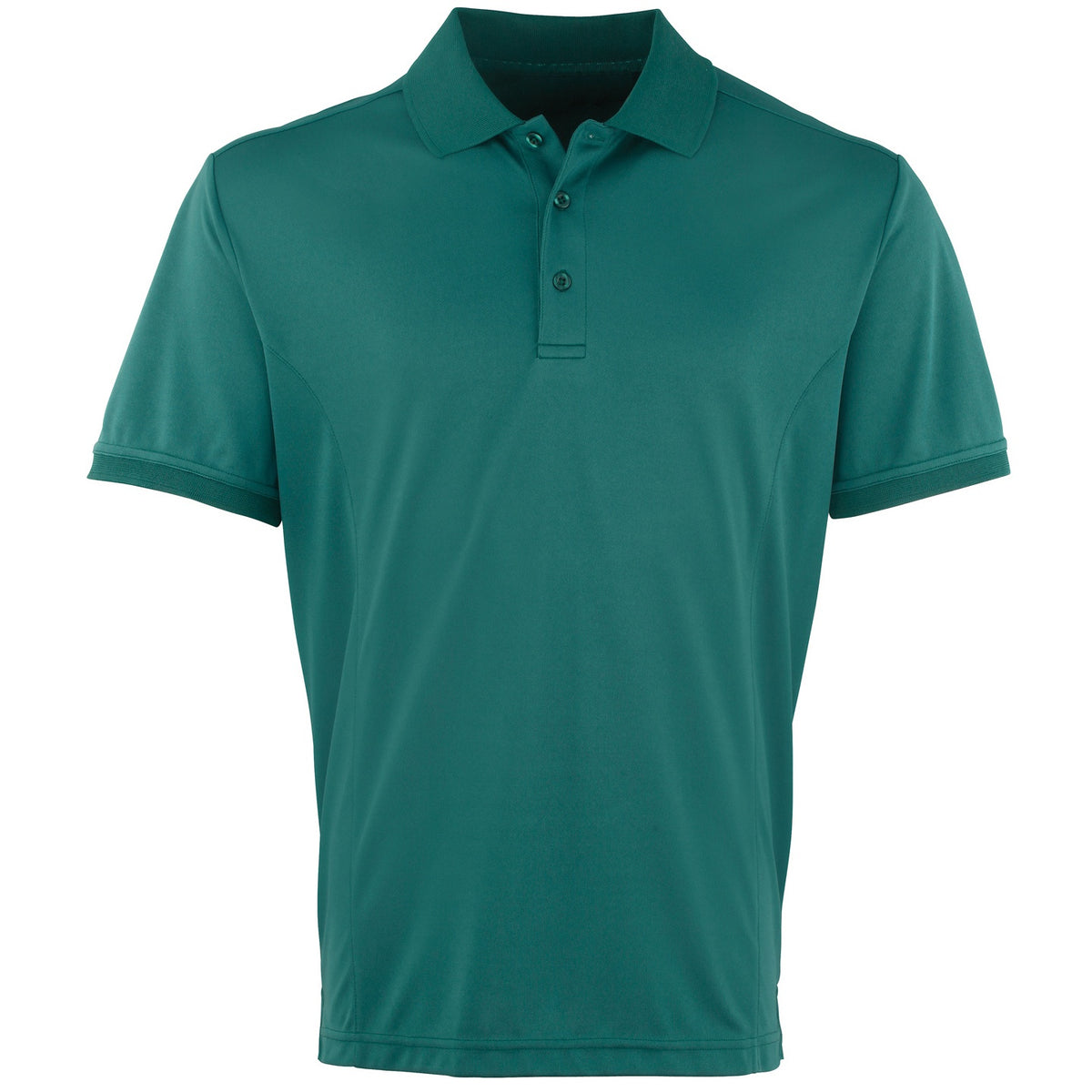 Bottle - Front - Premier Mens Coolchecker Pique Short-Sleeved Polo Shirt