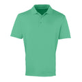 Kelly - Front - Premier Mens Coolchecker Pique Short-Sleeved Polo Shirt