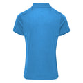 Sapphire - Back - Premier Womens-Ladies Coolchecker Short Sleeve Pique Polo T-Shirt
