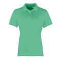 Kelly - Front - Premier Womens-Ladies Coolchecker Short Sleeve Pique Polo T-Shirt