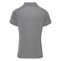 Dark Grey - Back - Premier Womens-Ladies Coolchecker Short Sleeve Pique Polo T-Shirt