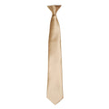 Lime - Front - Premier Colours Mens Satin Clip Tie