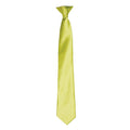 Mid Blue - Front - Premier Colours Mens Satin Clip Tie