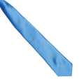 Sapphire - Back - Premier Colours Mens Satin Clip Tie